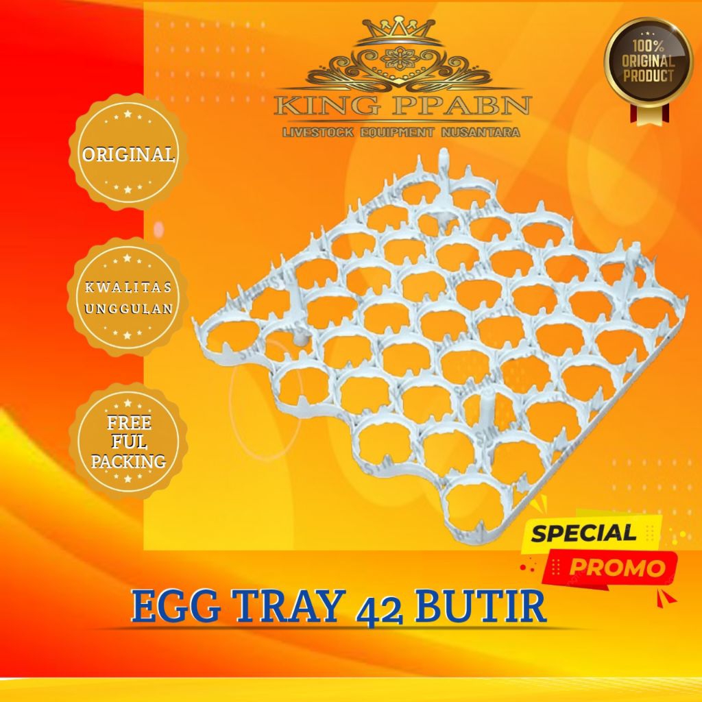 EGG TRAY 42 BUTIR ELASTIS PROMO
