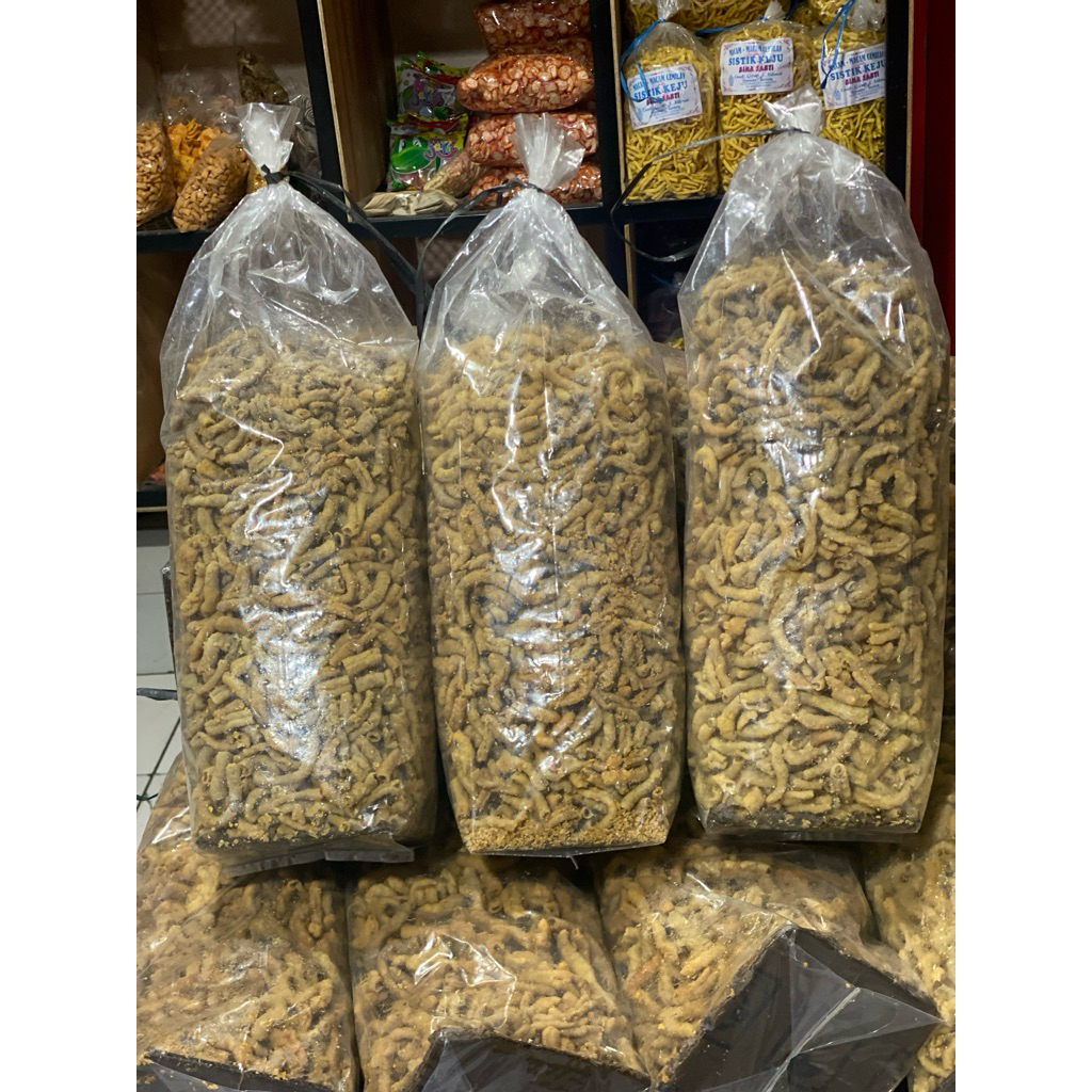 

promo 2kg 1(bal)keripik usus ayam free bublewrap