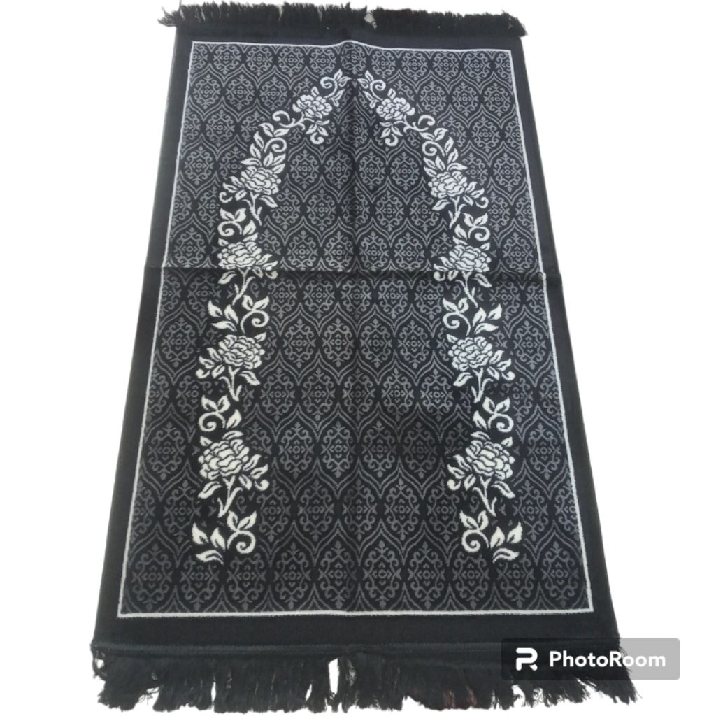 Sajadah  Premium Kano Luxury Velur Motif Rawdah Dan Vellur