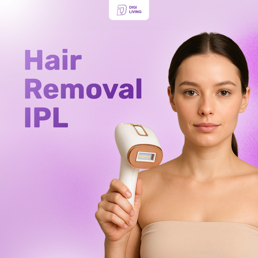 DIGILIVING - IPL Hair Removal Laser Epilator | Alat Cukur Penghilang Bulu Rambut