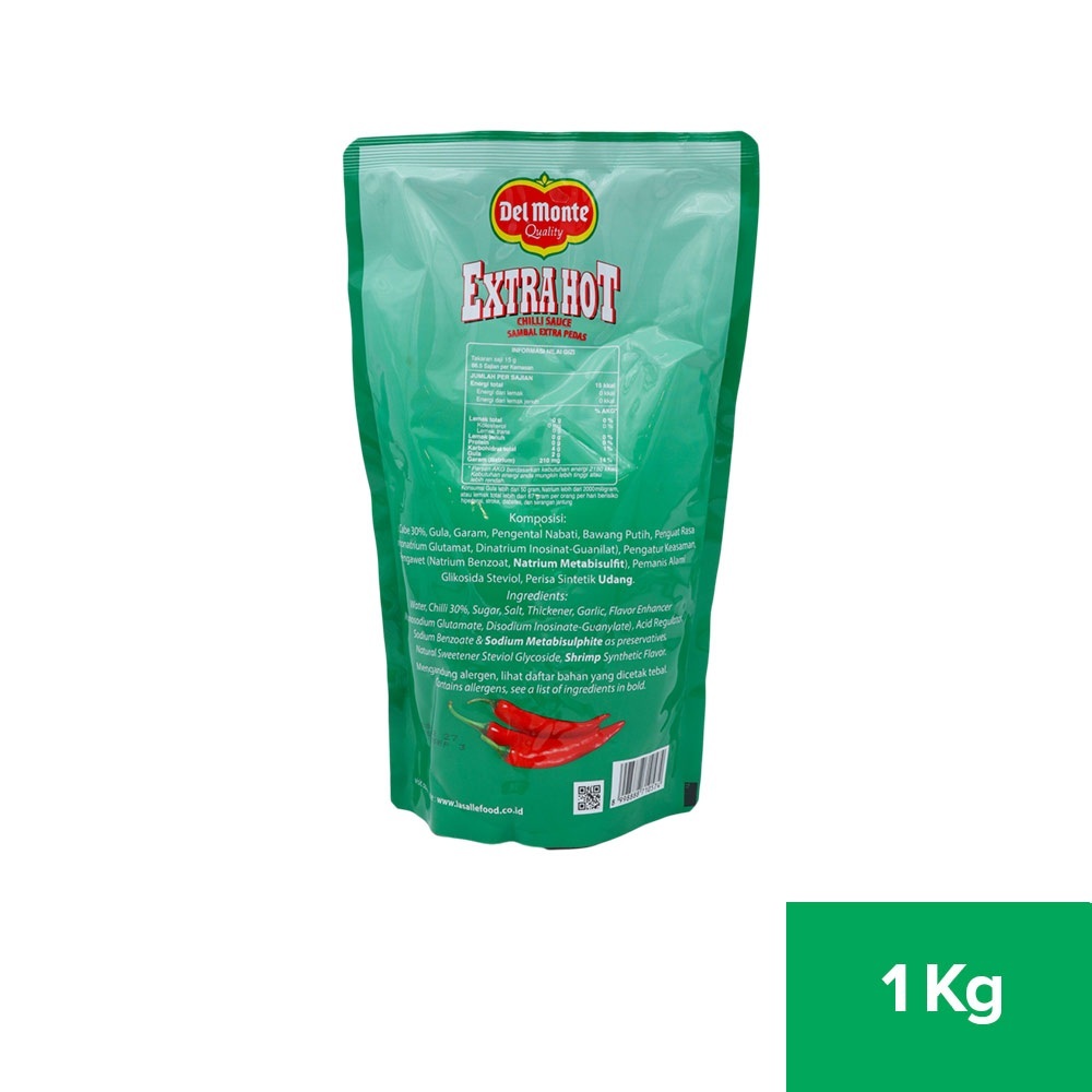 

DEL MONTE Extra Hot Sambal Pouch 1kg
