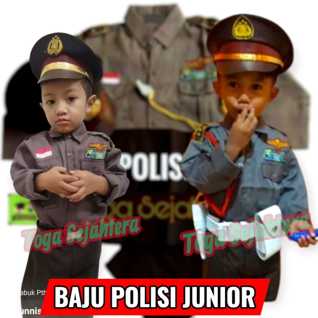 BAJU KARNAVAL PROFESI POLISI ANAK/KOSTUM POLISI COWOK