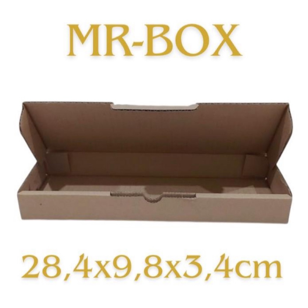 

Kardus karton polos uk. 28,4x9,8x3,4 cm - box karton model DIE CUT PIZZA