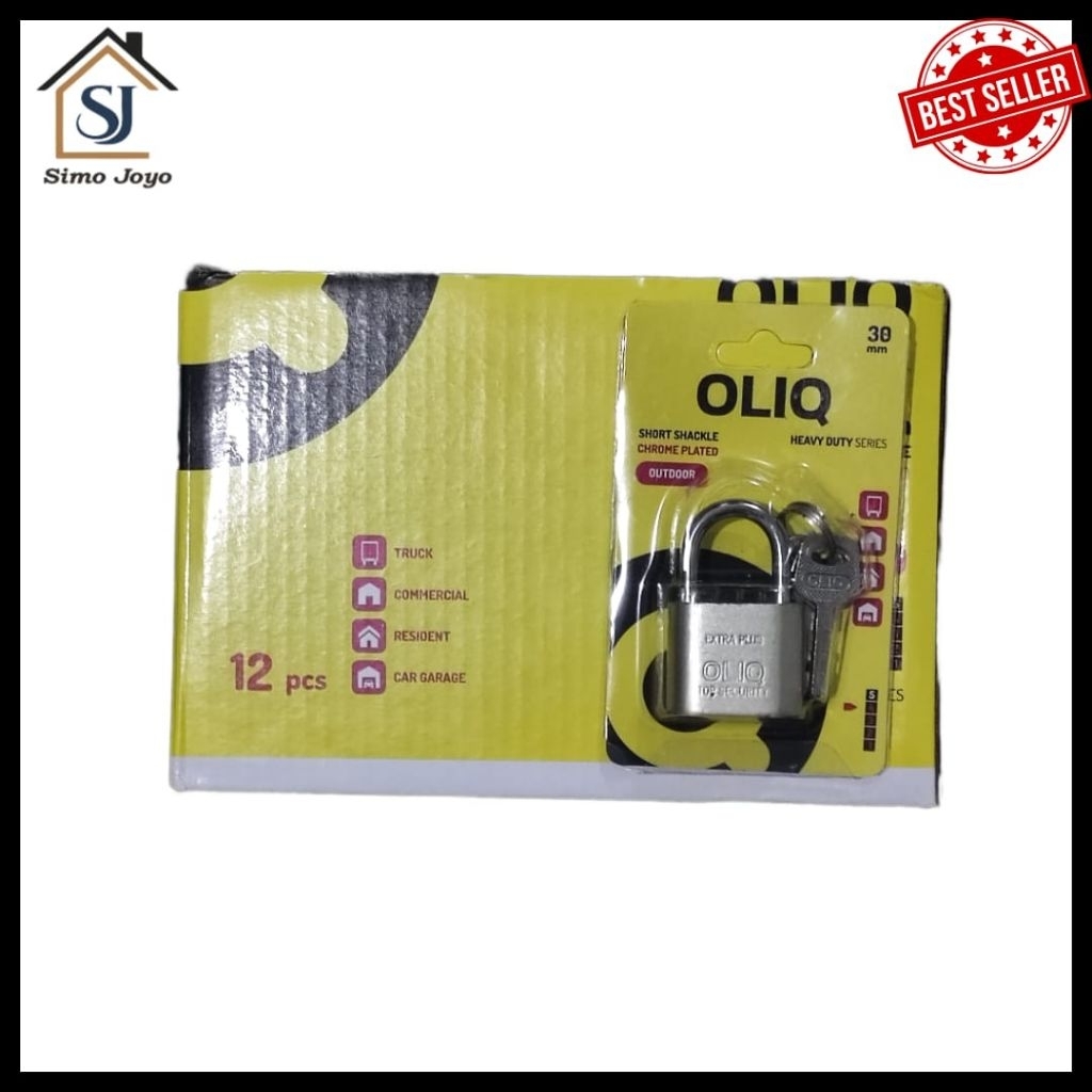 Box [12 pcs] Paket 12 Gembok Baja 30-60 mm Leher Pendek Panjang untuk Pagar Lemari pcs] Kunci Gembok