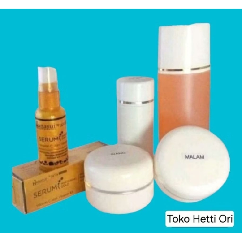 BISA COD -- Paket Lengkap 30gram+Serum Hanasui Gold Original (1 Paket )
