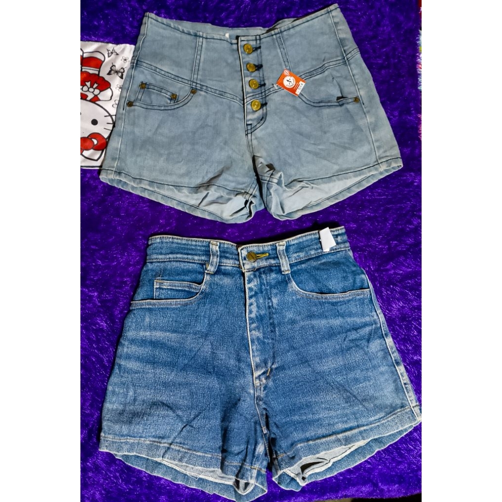 CELANA PENDEK JINS WANITA