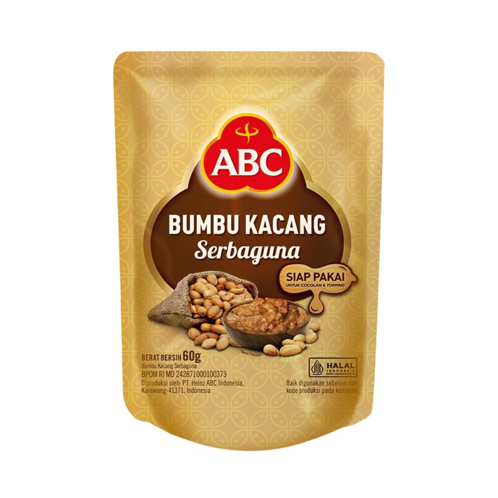 

ABC SAUS BUMBU KACANG SERBAGUNA POUCH 60g