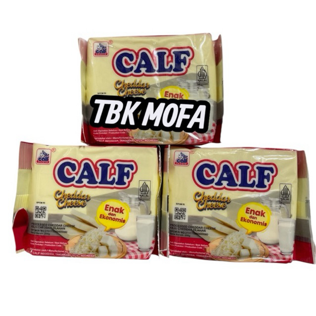 

Keju Cheddar CALF Serbaguna 200 gram
