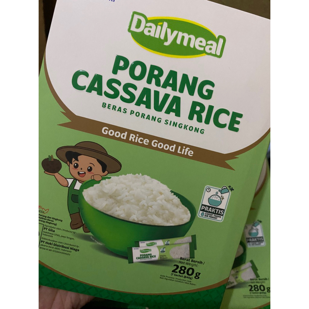 

Beras Porang Dailymeal cassava rice