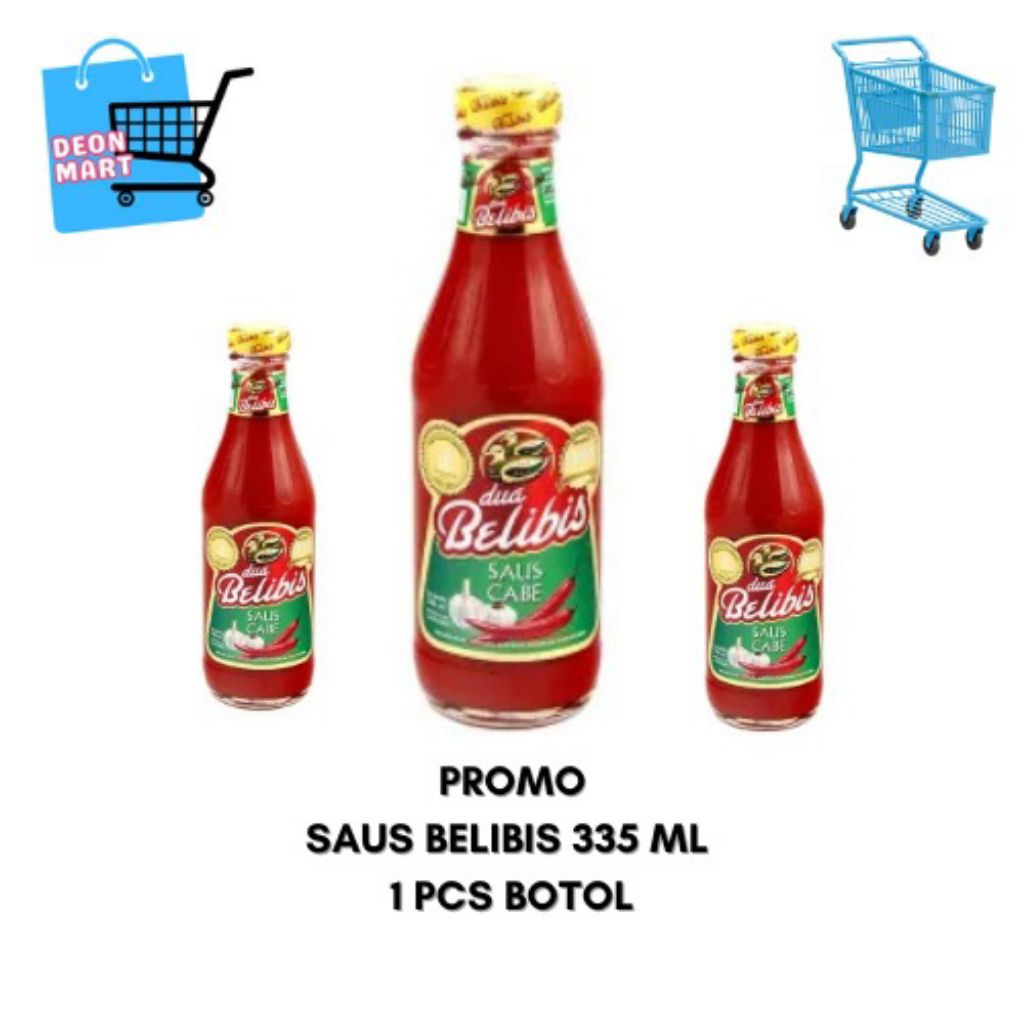 

PROMO SAUS BELIBIS 335 ML 1 PCS BOTOL KACA