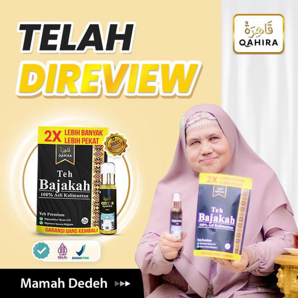 Qahira Minyak Oles & Teh Bajakah Asli - 1 Botol Minyak