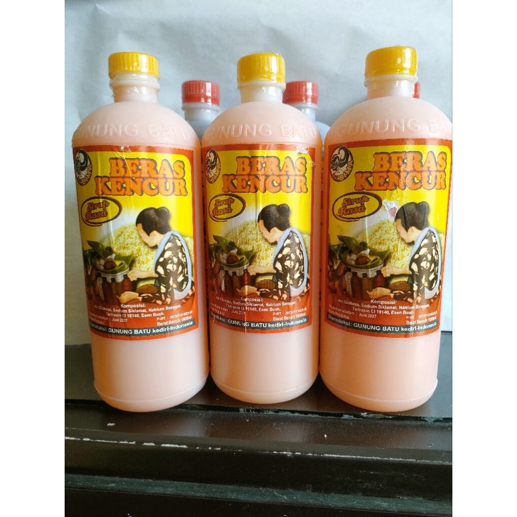 

SIRUP RASA BERAS KENCUR ( UNTUK CAMPURAN JAMU SEDUH)