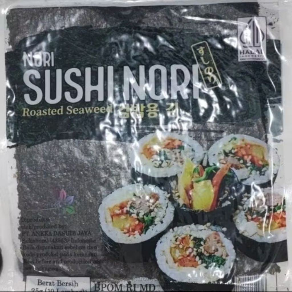 

SUSHI NORI JAVA 10 LEMBAR HALAL DAN ENAK