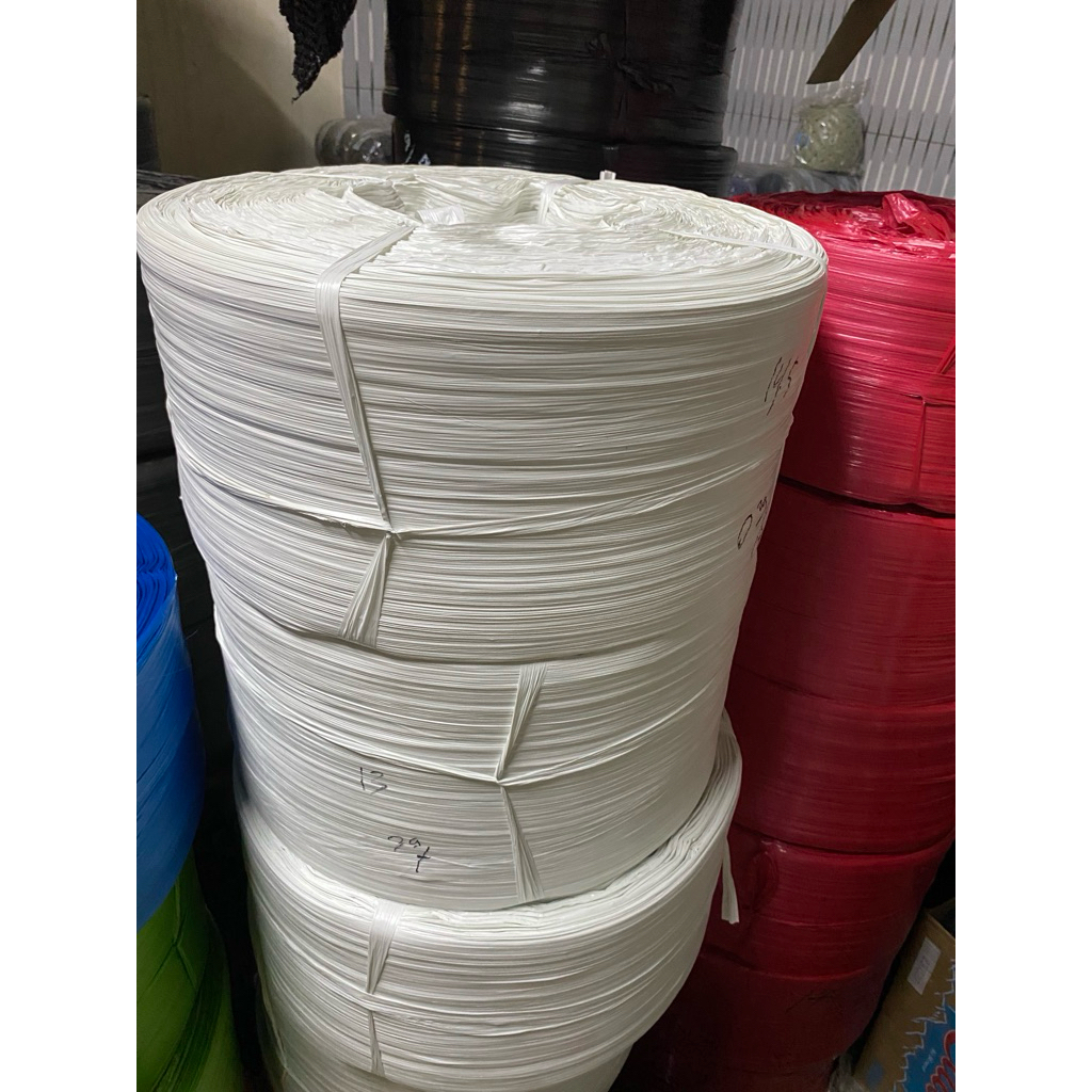 

Tali rafia putih dan coklat 2 kg full