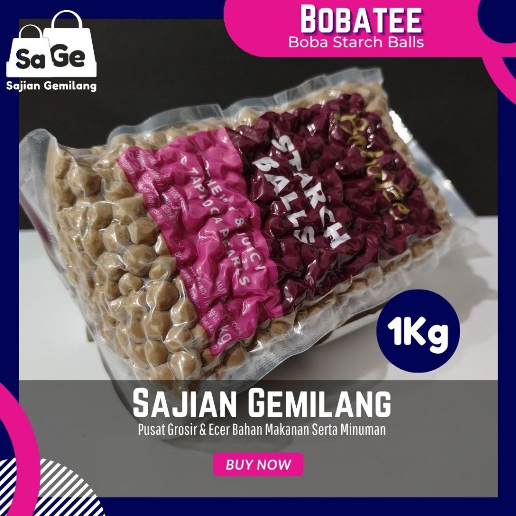 

Bobatee Boba Starch Balls 1 kg
