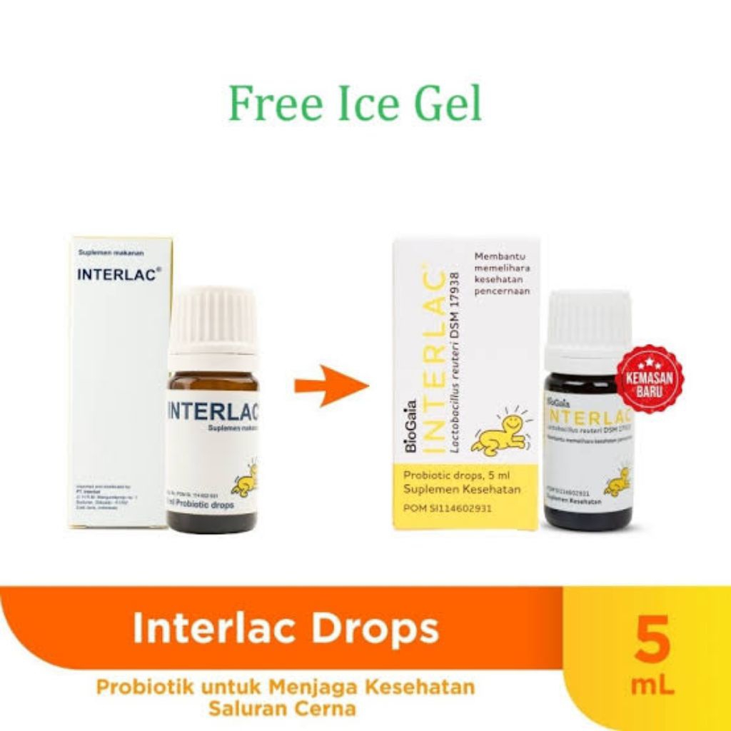 Interlac Drop Tetes Probiotik Bayi