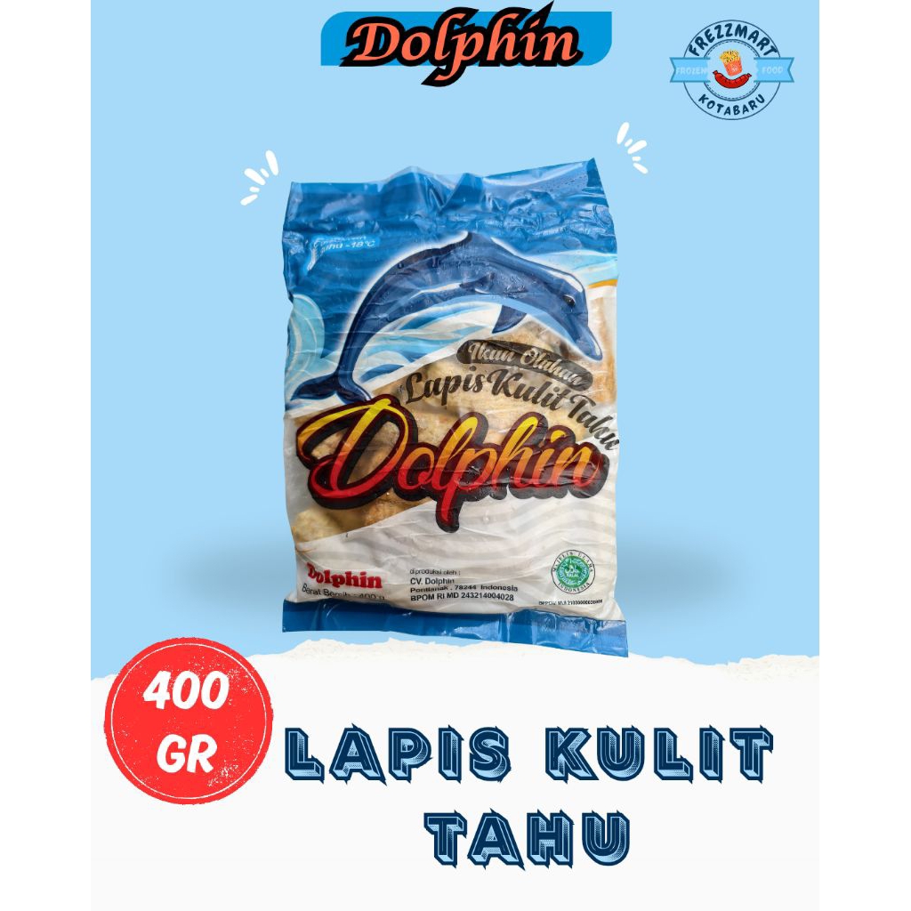 Dolphin Lapis Kulit Tahu 400 Gr Frezzmart Kotabaru