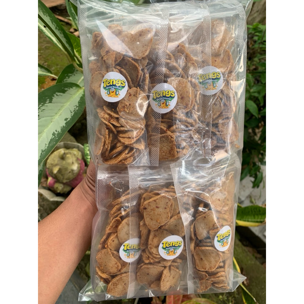 

PAKET JUALAN ISI 12 PACK 75gr | KERIPIK BASRENG VIRAL PEDAS NAGIH