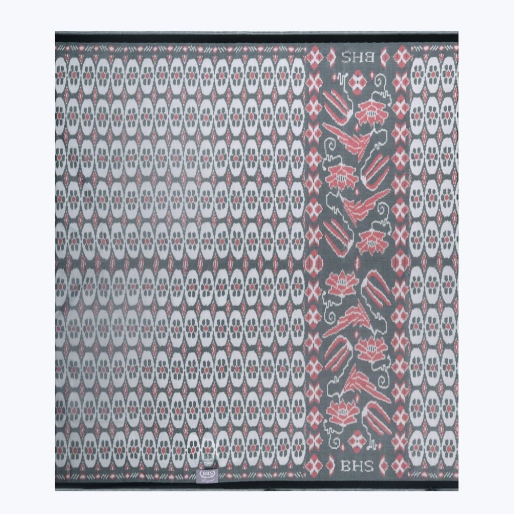 Sarung BHS Royal Silver Motif R53 PGA Putih Abu