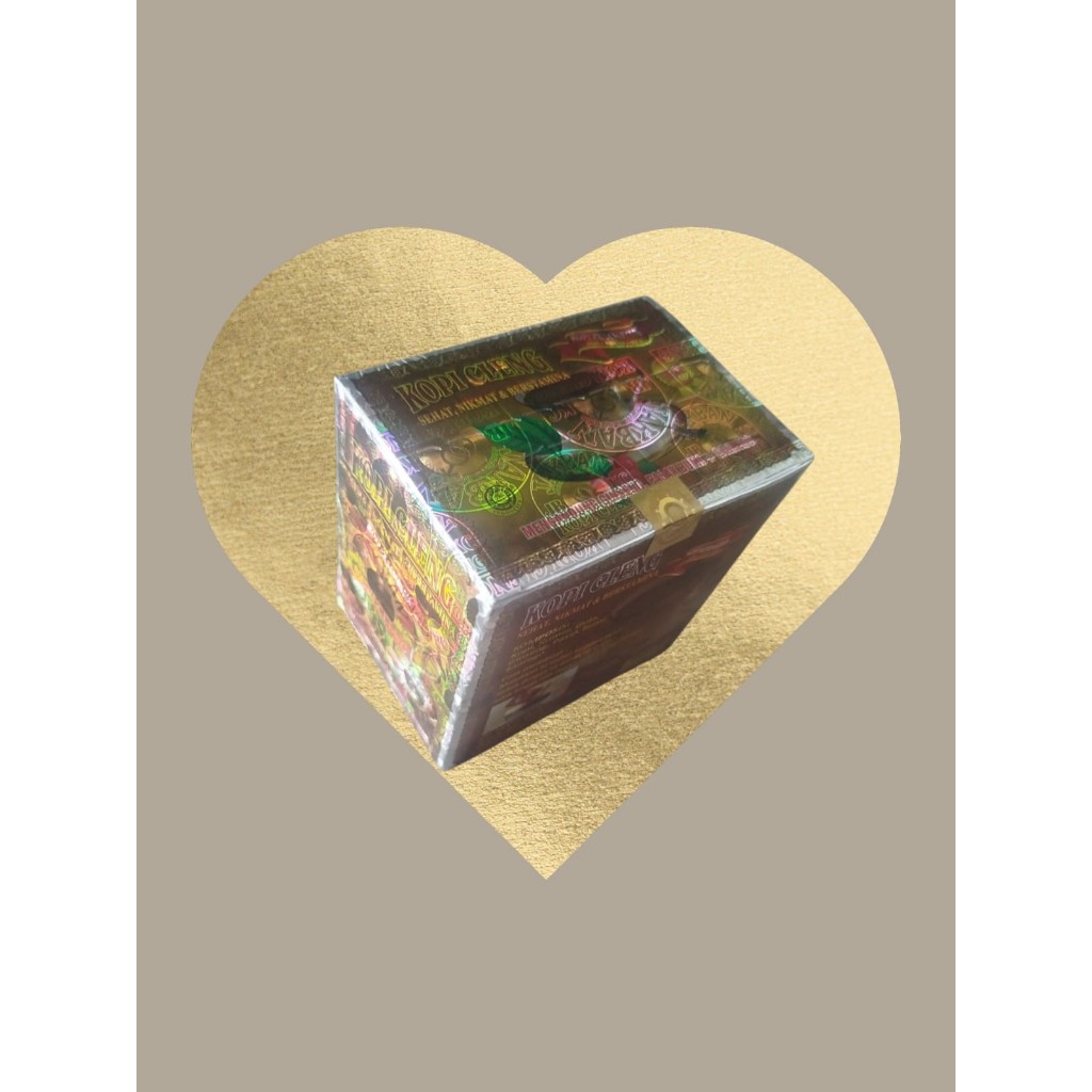 

Kopi bubuk jawa clink kopi coklat gabar hati 1 bok isi 10 sachet