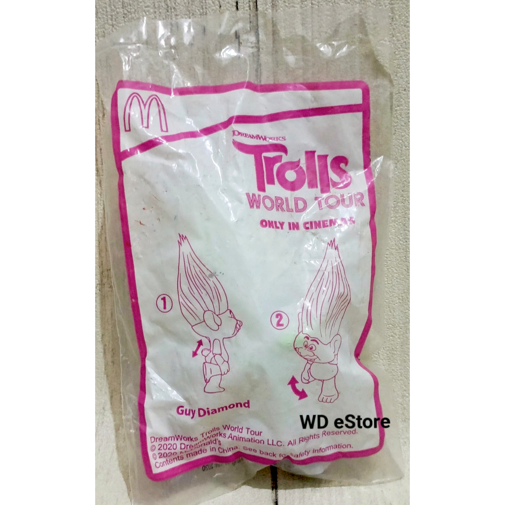 McDonald Happy Meal Toy Trolls, Guy Diamond
