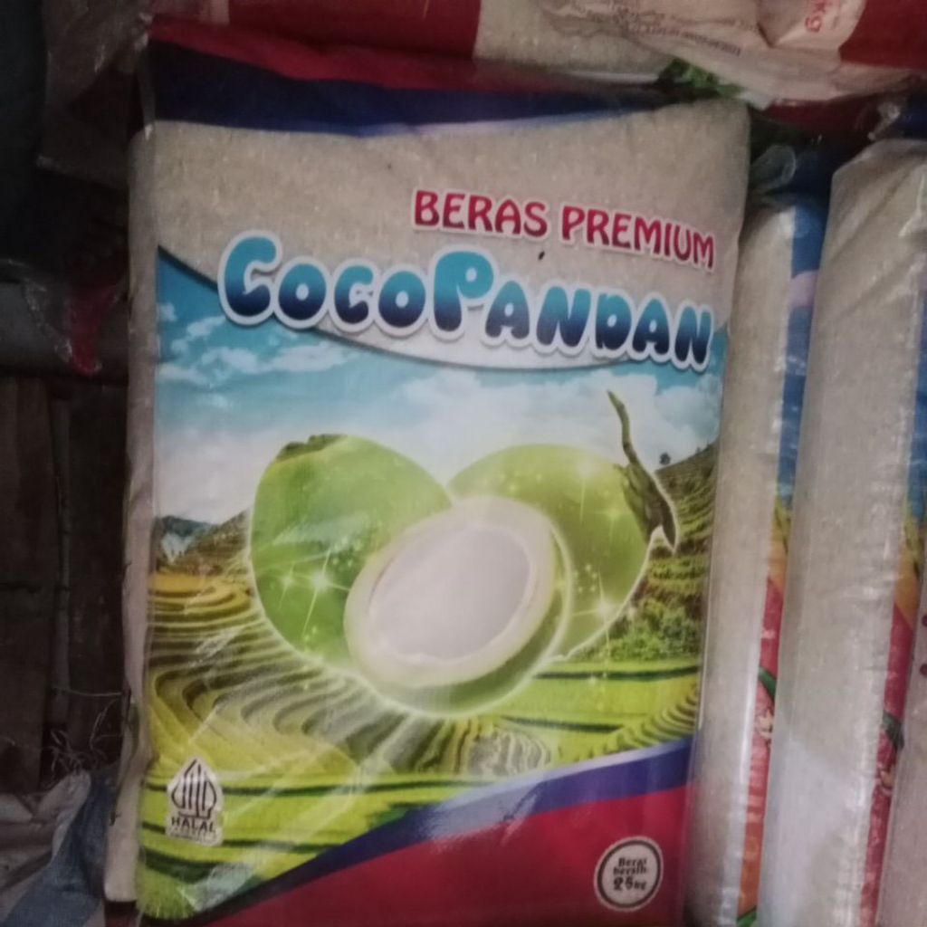 

Beras coco pandan 1 sak