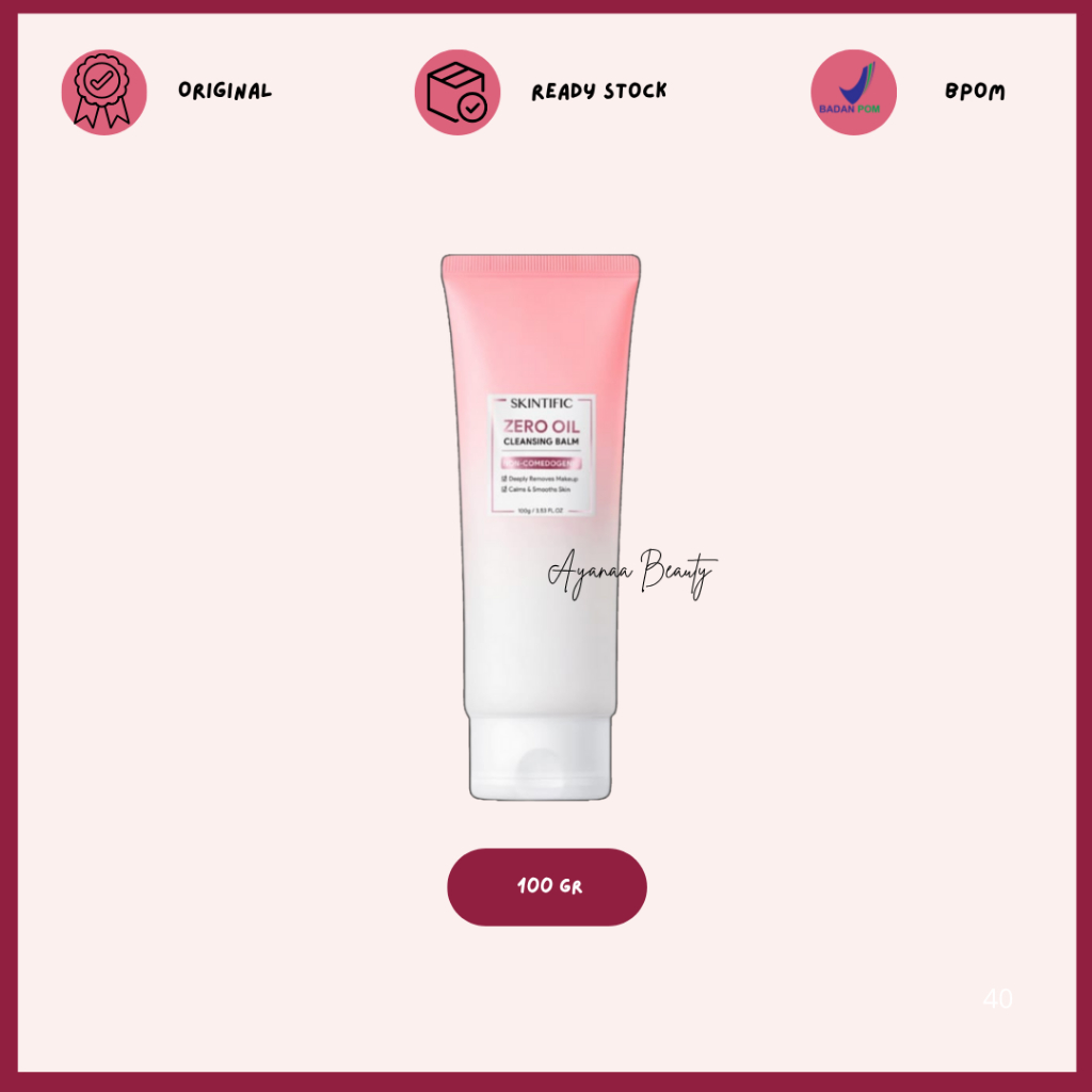 Skintific Zero Oil Cleansing Balm