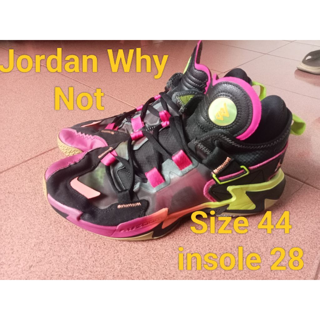 Jordan Why Not Second Size 44 insole 28