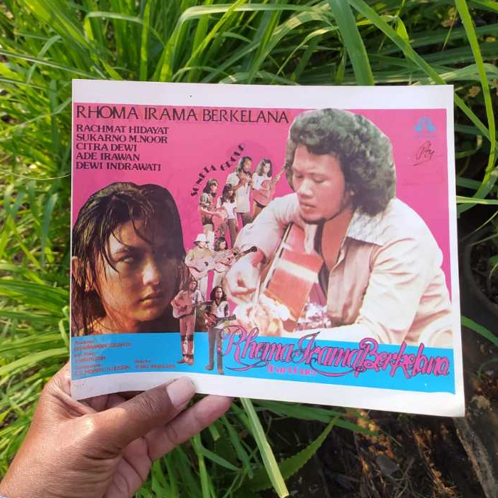 [ KOLEKSI LANGKA ] IKLAN BIOSKOP JADUL RHOMA IRAMA BERKELANA TAHUN 79AN LAWAS ASLI