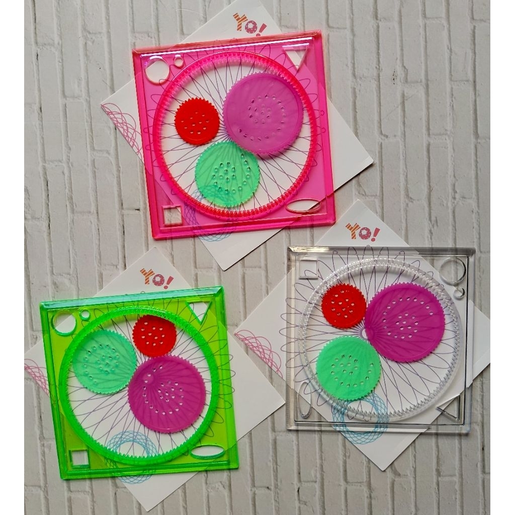 

(1SET) PENGGARIS POLA GAMBAR ROTARI 86011/ PENGGARIS GEOMETRI SPIROGRAPH