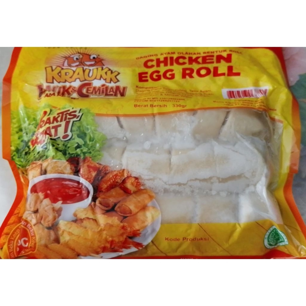 

kraukk egg chicken roll 330gr