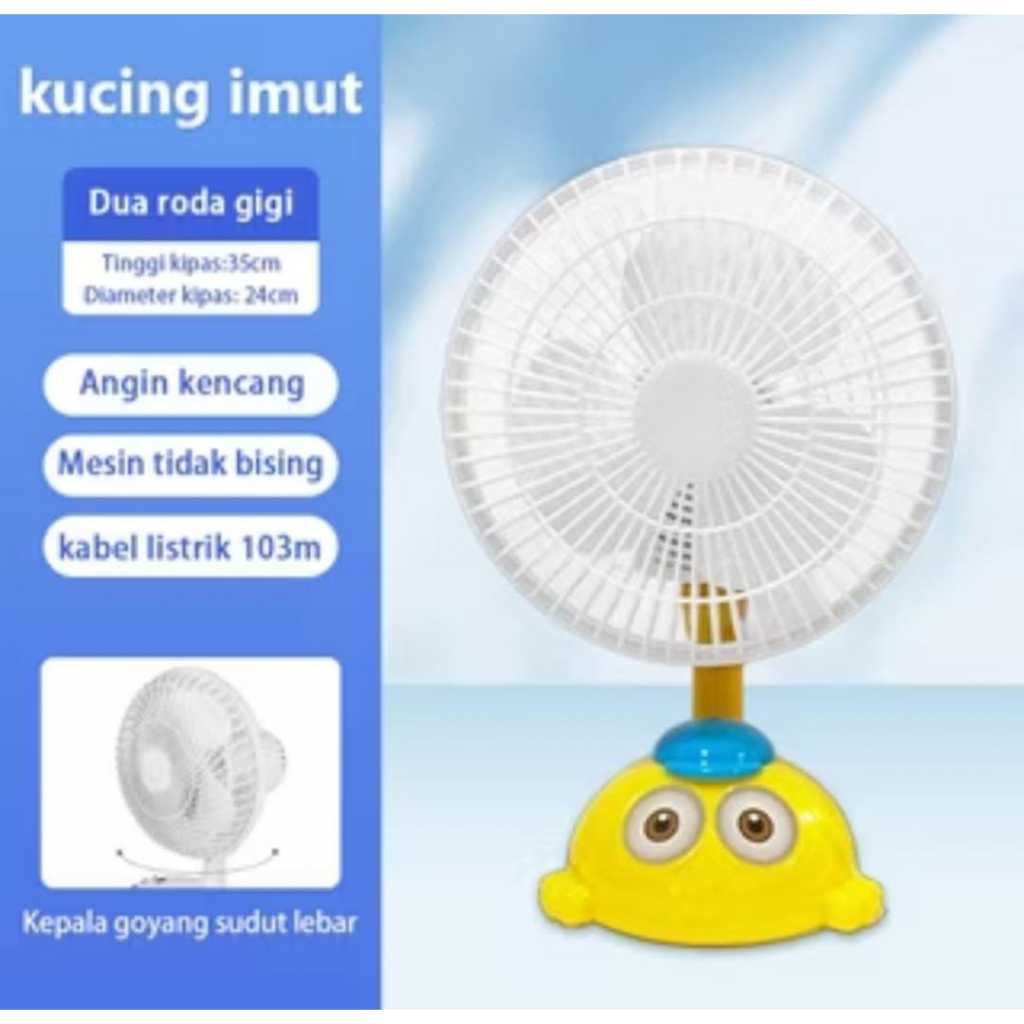 Kipas Angin Bulat Kipas Meja Kipas Angin Kecil Listrik Berkarakter