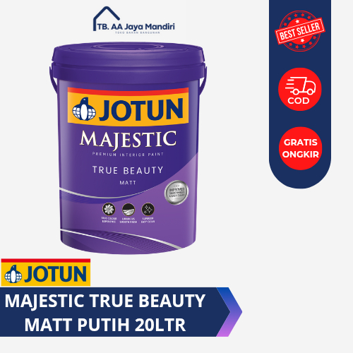 CAT JOTUN MAJESTIC TRUE BEAUTY MATT 20 Ltr / Jotun Majestic True Beauty Matt 20 ltr