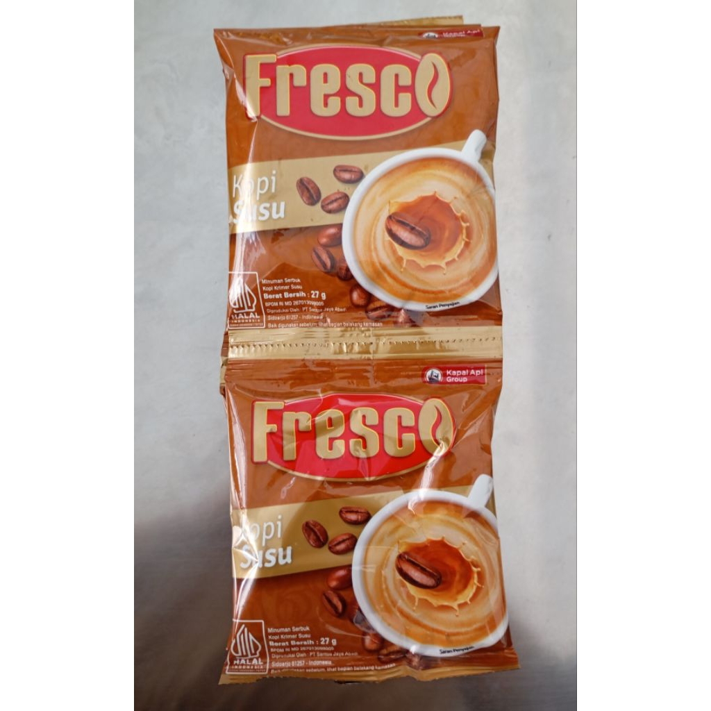 

Fresco kopi susu renceng 12 sachet