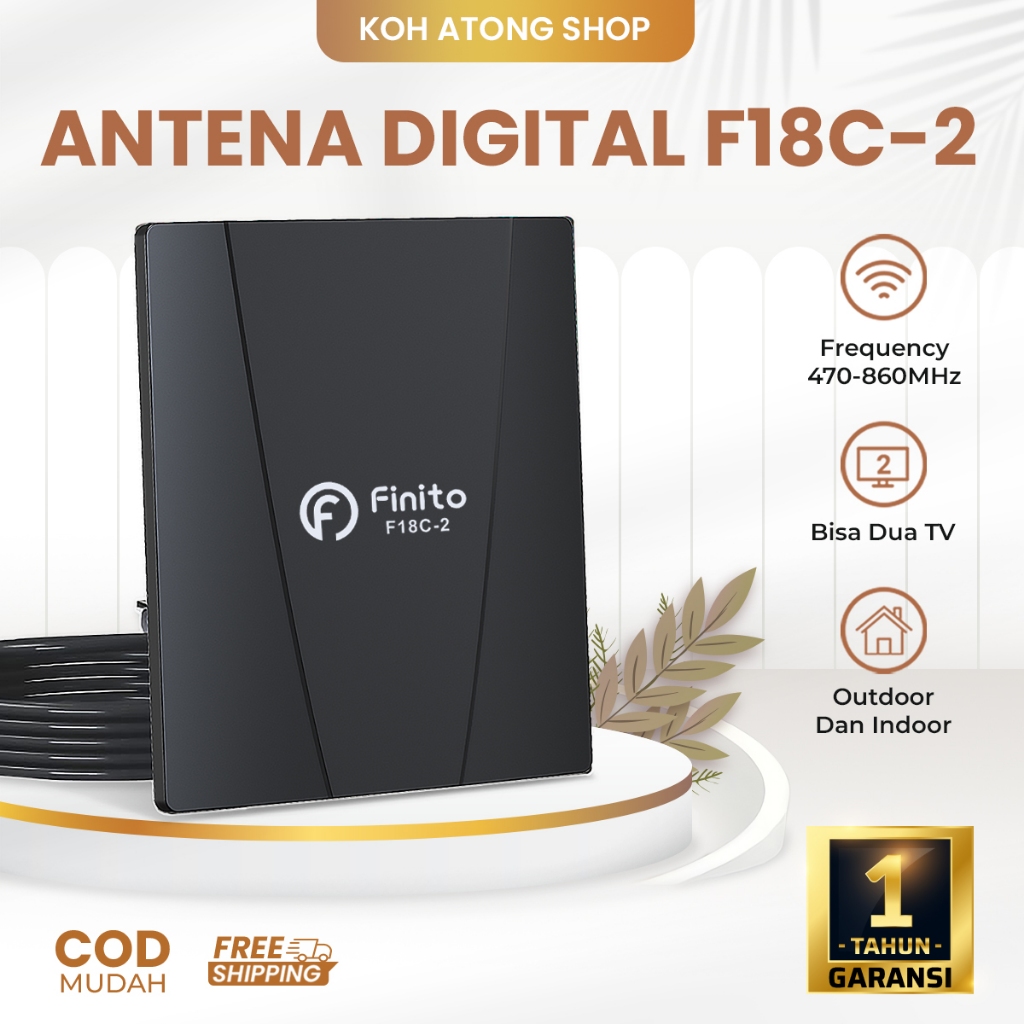 Ena Dital Finito Indoor/Outdoor + Booster Penguat Sinyal Hd10P
