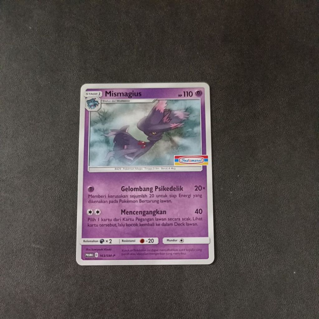 Kartu Pokemon Indonesia - Mismagius Promo Indomart