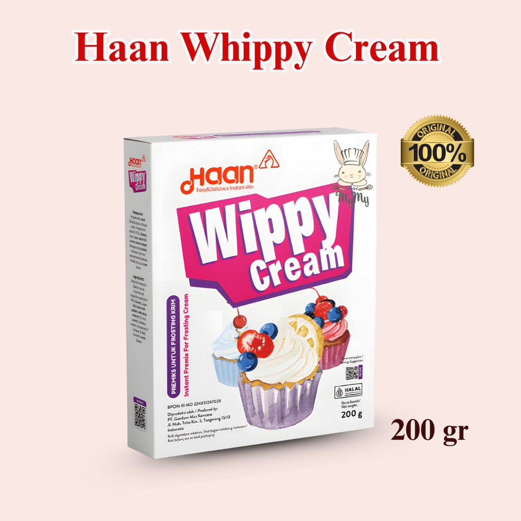 

HAAN Whippy Cream Powder | Whipping Krim 200 gr