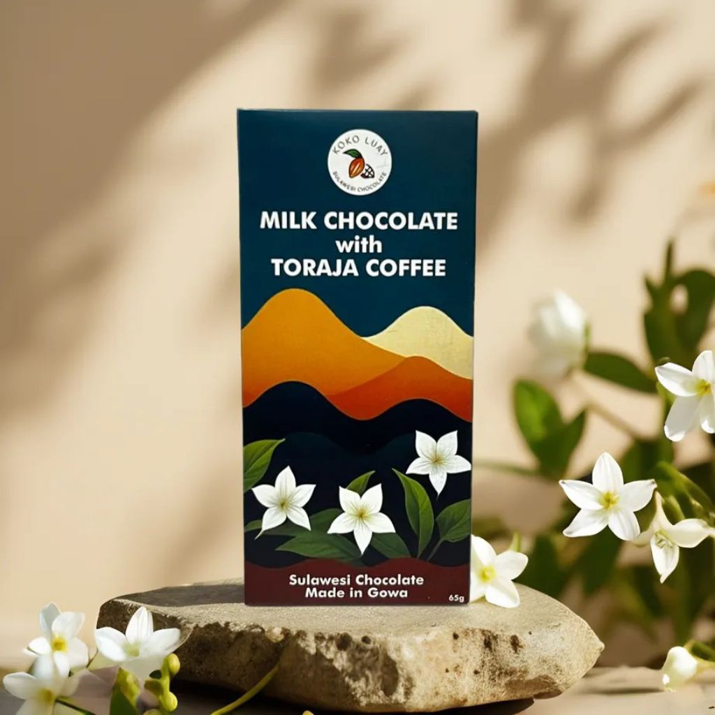 

Koko Luay Milk Chocolate with Toraja Coffee/Cokelat Susu dengan Kopi Toraja/Coklat Rasa Kopi