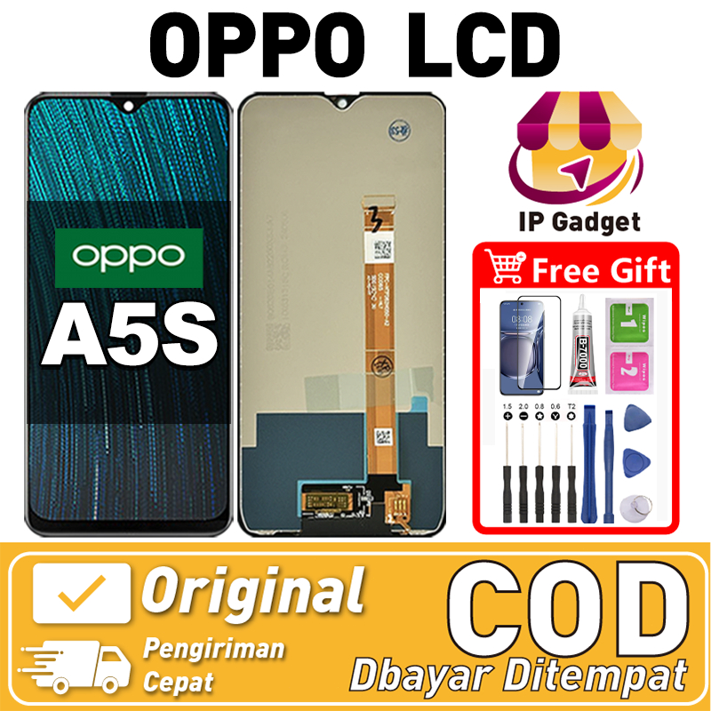 ORI FOR LCD OPPO A5S Fullset Original LCD HP OPPO A5S Asli Touchscreen Layar Sentuh HP COD