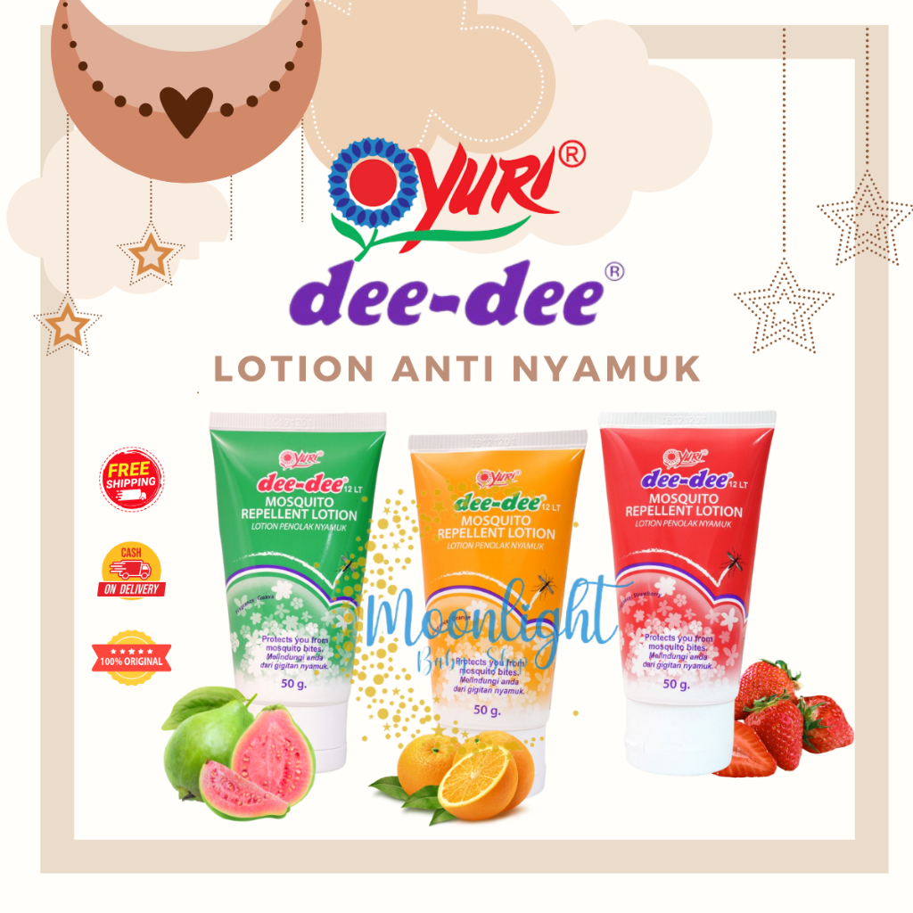 Dee Dee Mosquito Repellent Lotion Anti Nyamuk Penolak Nyamuk Tube 50 gr
