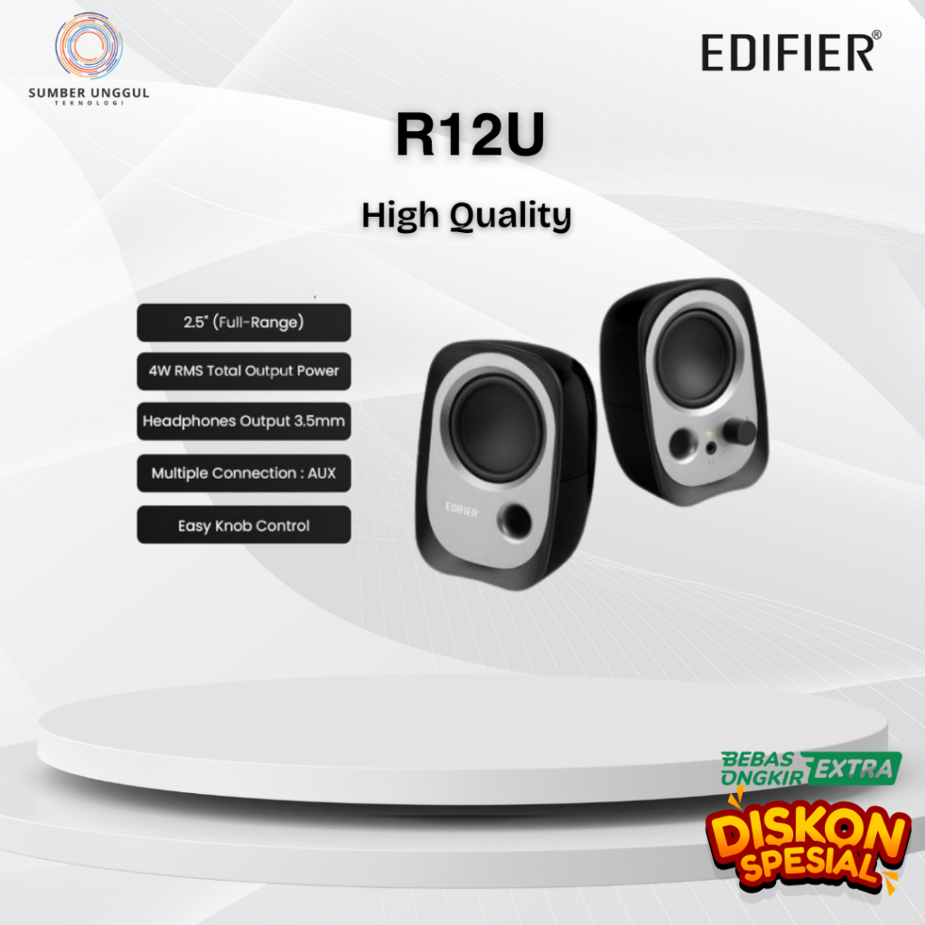 EDIFIER R12U 2.0 Active USB Powered Speaker