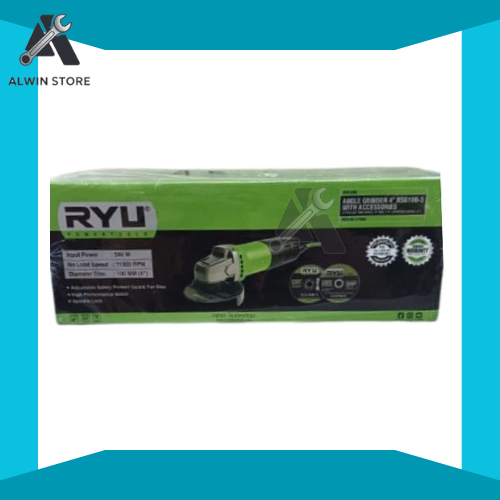 RYU Mesin Gerinda RSG 100-3 /Gerinda Tangan Ryu RSG 100-3 4"inch