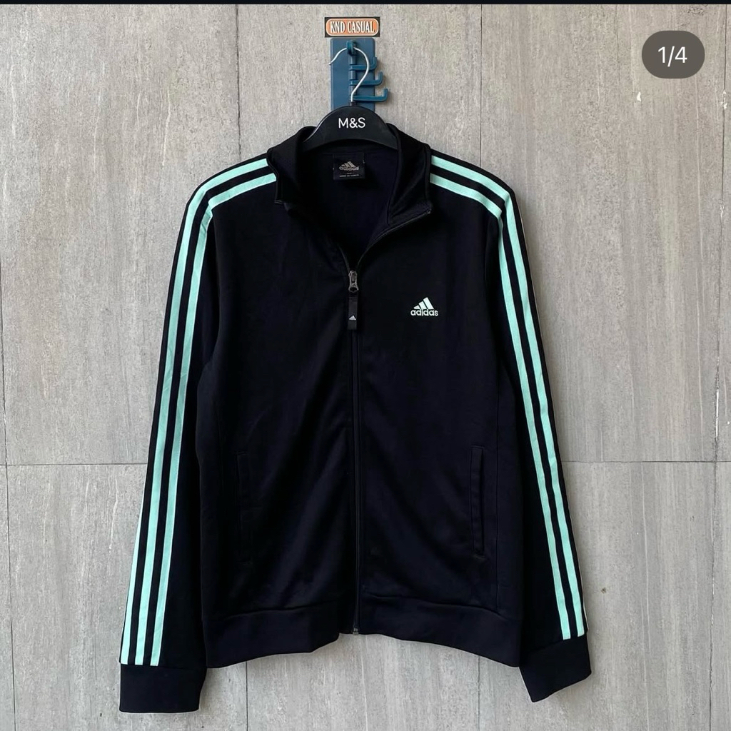 Tracktop adidas balok hitam neon