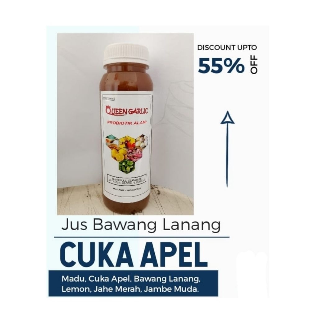 

Jus Bawang Lanang, Cuka Apel, Madu Murni