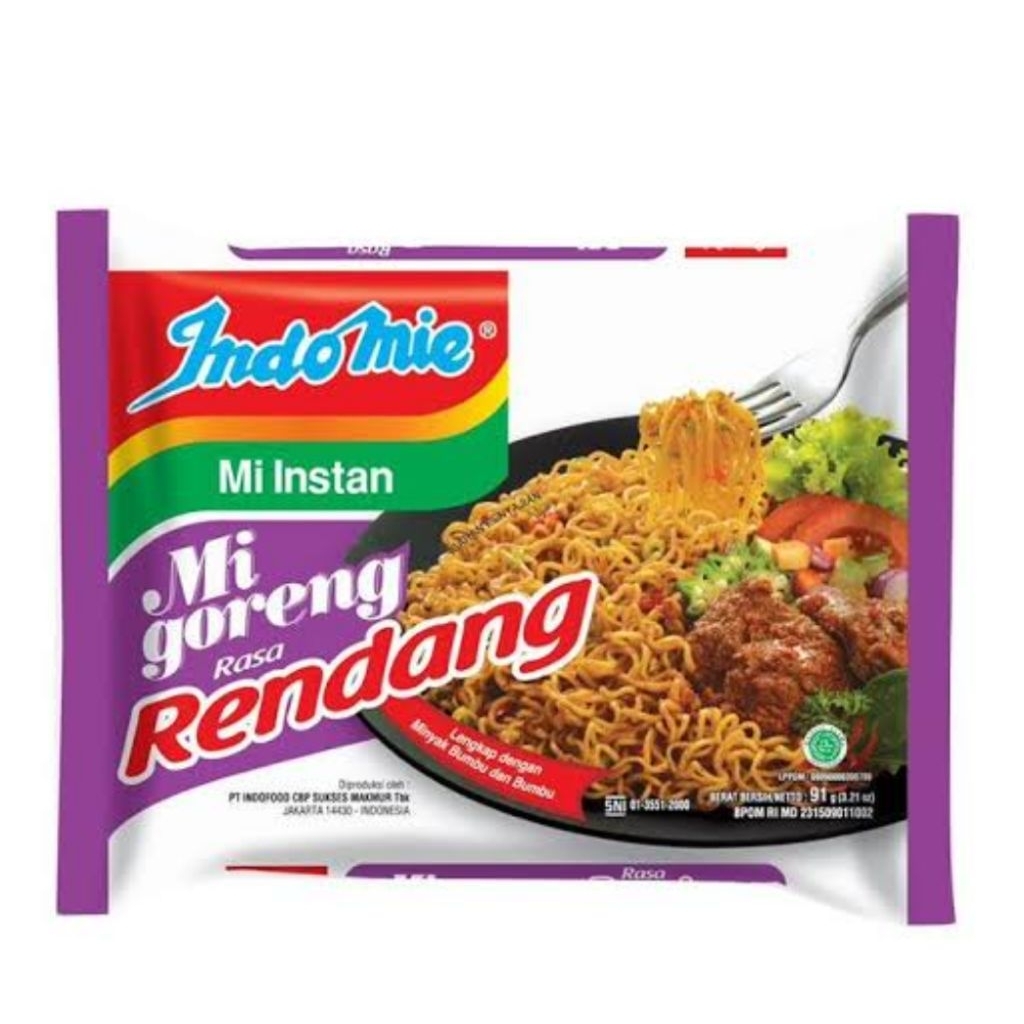 

INDOMIE GORENG RENDANG 80 ISI(40)