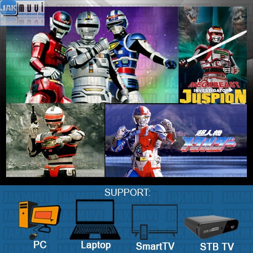 Flashdisk 64GB  (Gavan, Sharivan, Shaider, Juspion, Spielvan, Metaldar)