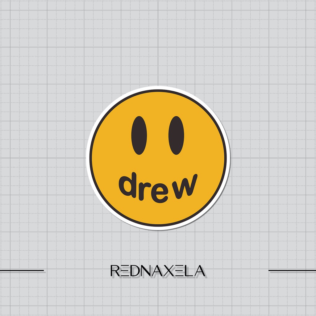 

Stiker Vinyl Drew Logo Outdoor High Quality Waterproof Sticker