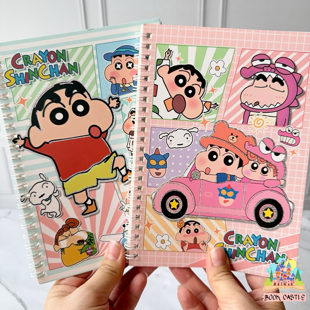 

Notebook crayon shinchan buku binder A5