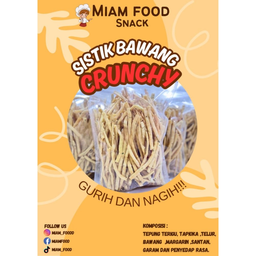 

Sistik Bawang Crunchy
