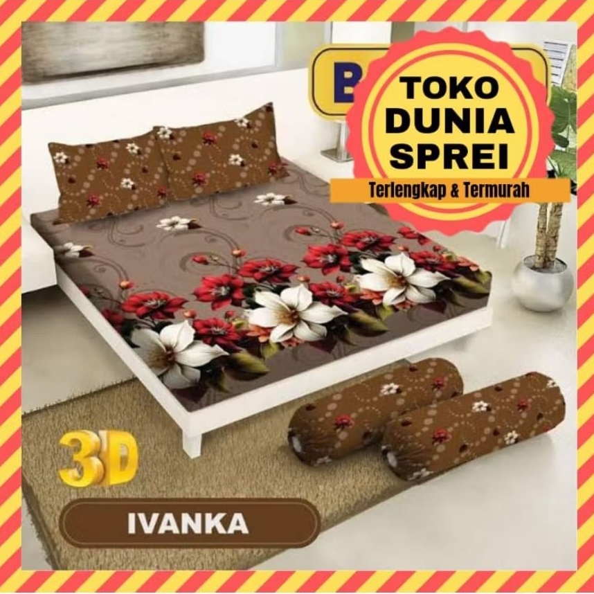 Sprei Bonita 180x200 Motif Ivanka